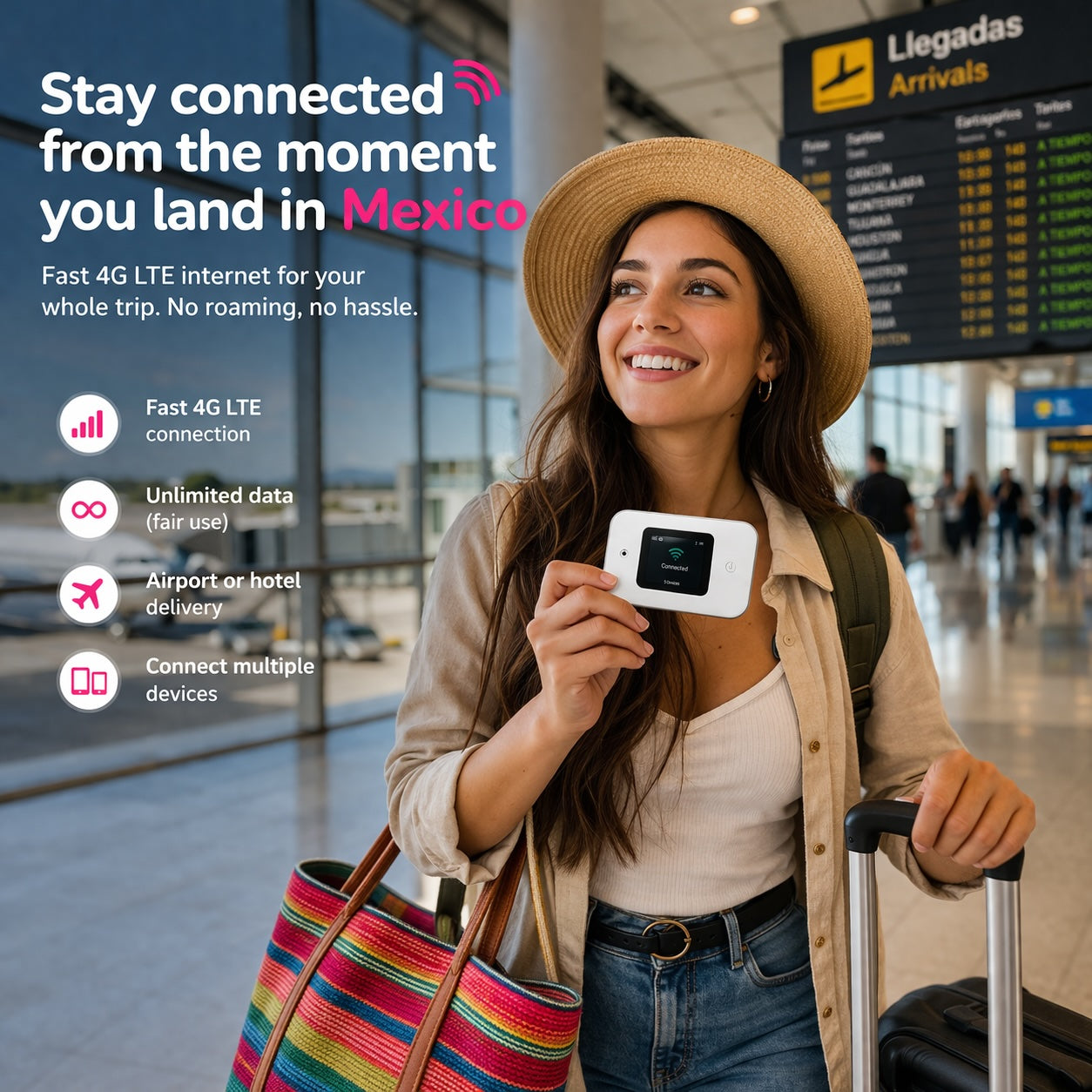 Pocket WiFi Rental – Mexico